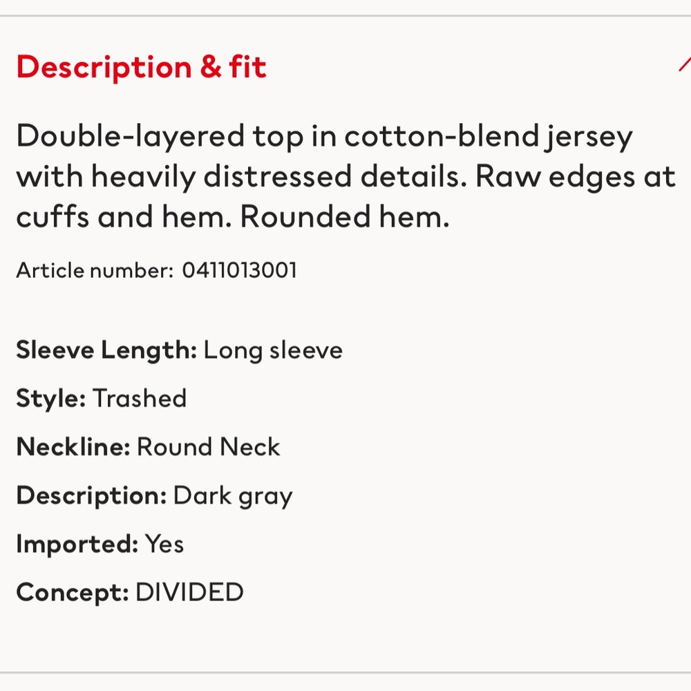 H&M Trashed Top - Picture 10 of 12